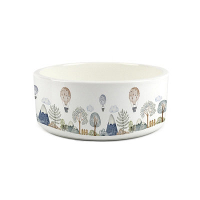 Purely Home Hot Air Balloons Large Pet Bowl - Food/Water Dish Gift for Cats/Dogs - Image 3