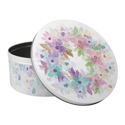 Purely Home Pastel Floral Cake Tin - Multicoloured - Image 3