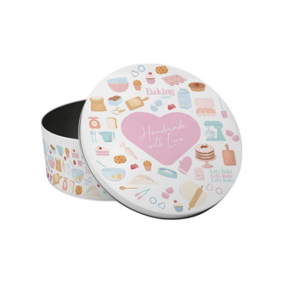 Handmade With Love Cake Tin - Small Baking Storage Gifts for Her - Image 3
