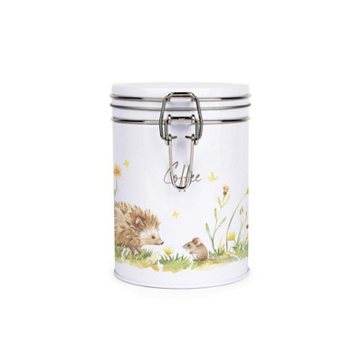 Purely Home Hedgehog & Mouse Clip-Lid Kitchen Storage Canister - Coffee - Image 4