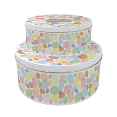 Purely Home Made Especially Egg-Cellent Round Cake Tin SetEaster Home Baking Gifts from B&Q