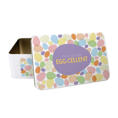 Made Especially Egg-cellent Easter Cake Tin - Rectangular Kitchen Storage Gift - Image 2