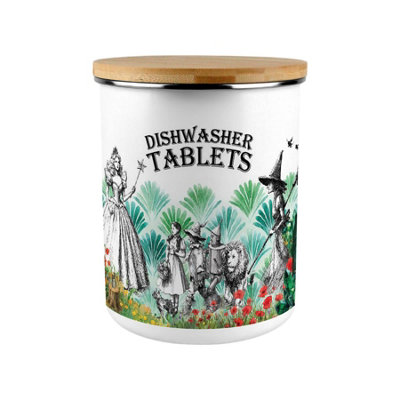 B&Q -  Wizard Of Oz Dishwasher Tablets Storage Tin