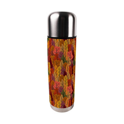Purely Home Autumn Woodland Large Reusable Thermal Flask from B&Q