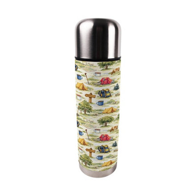 Purely Home Camping Adventures Large Reusable Thermal Flask from B&Q