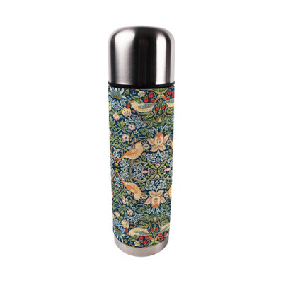 Purely Home Blue Strawberry Thief Large Reusable Thermal Flask from B&Q