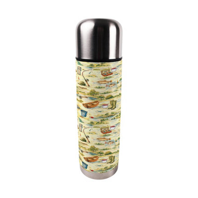 Purely Home Fishing Adventures Large Reusable Thermal Flask from B&Q