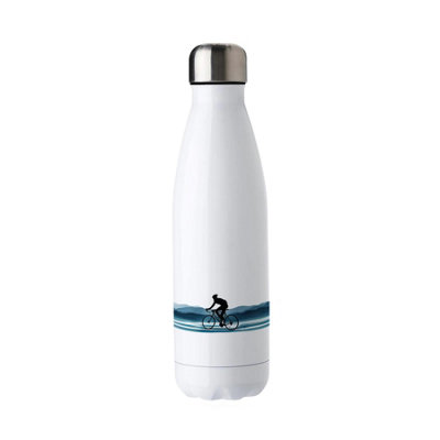 Purely Home Cycling Water BottleRoadside Mountain Bike Cyclist Gifts Double Walled 500Ml Hot/cold Drinks Bottle from B&Q