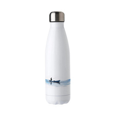 Fishing Water Bottle - Double Walled 500ml Hot/Cold Drinks Bottle Gift - Image 3