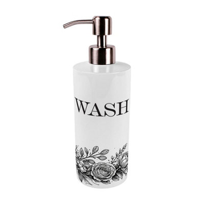Butterflies & Flowers Soap Dispenser - Stainless Steel Hand Wash Pump Gift - Image 2
