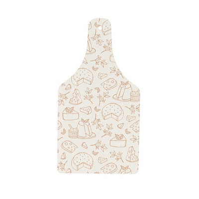 B&Q -  Cheese Night Large Bottle Serving BoardGlass Kitchenware Platter