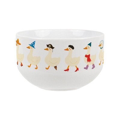 Purely Home Silly Goose Ceramic BowlNovelty Dinnerware Serving/cereal Bowl from B&Q