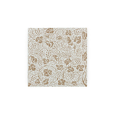 Purely Home Golden Yellow Oak Leaves & Berries Glass Hot Pot StandHeat Resistant Non-Slip Trivet from B&Q