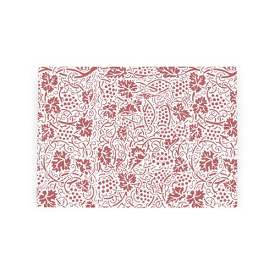 Purely Home Red Oak Leaves & Berries Worktop SaverSmall Textured Glass Chopping Board from B&Q