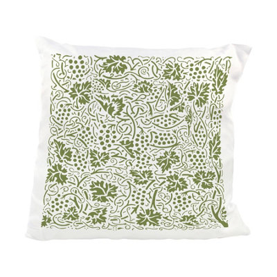Purely Home Green Oak Leaves & Berries Cushion from B&Q