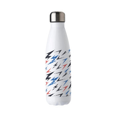 Geometric Metal Water Bottle - Multicolour Dashes 500ml Drinks Bottle Gift - Image 3