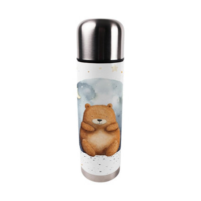 B&Q -  Bear & Moon Large Reusable Thermal Flask