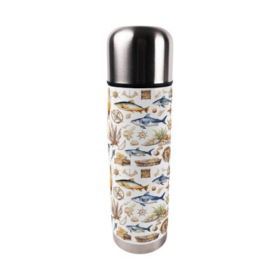 Purely Home Seaside Large Reusable Thermal Flask from B&Q