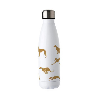 Whippet Print Metal Water Bottle - 500ml Dog Owner Gifts - Image 3