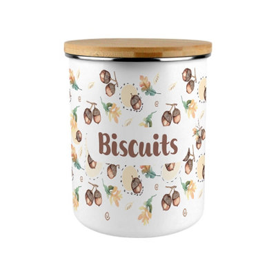 Purely Home Acorns Extra Large Biscuit Tin from B&Q