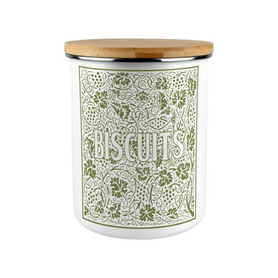Purely Home Green Oak Leaves & Berries Extra Large Biscuit Tin from B&Q