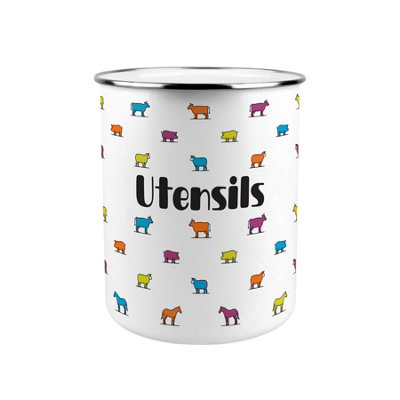 Purely Home Farm Animals Kitchen Utensil Holder from B&Q