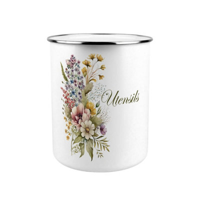 Purely Home Floral Bouquet Kitchen Utensil Holder from B&Q