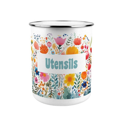 Purely Home Bright Floral Kitchen Utensil Holder from B&Q