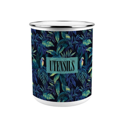 Purely Home Tropical Parrots Kitchen Utensil Holder from B&Q
