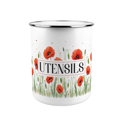 Purely Home Summer Poppies Kitchen Utensil Holder from B&Q