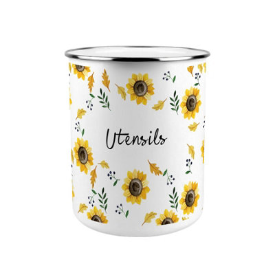 Purely Home Sunflowers Kitchen Utensil Holder from B&Q