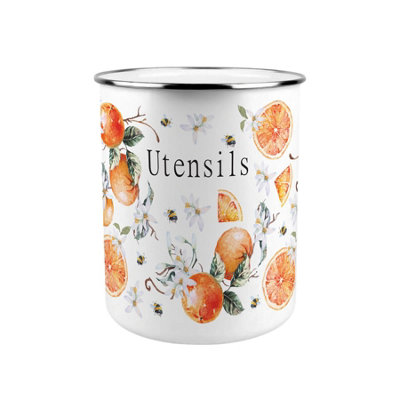 B&Q -  Orange Tangerines Kitchen Utensil Holder