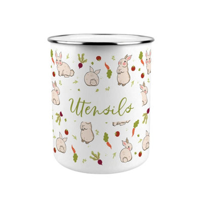 Purely Home Vegetable Patch Rabbits Kitchen Utensil Holder