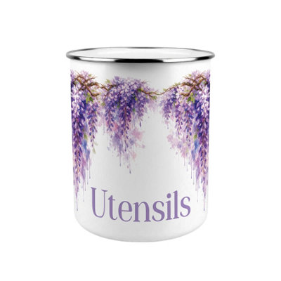 Purely Home Purple Wisteria Kitchen Utensil Holder from B&Q