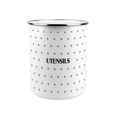 B&Q -  Black Crosses Kitchen Utensil Holder