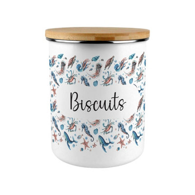 B&Q -  Sea Art Extra Large Biscuit Tin