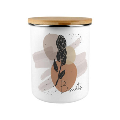 B&Q -  Proteas Floral Extra Large Biscuit Tin