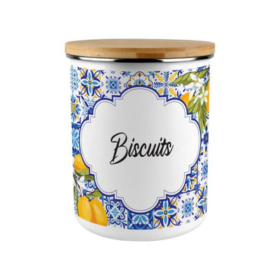 Purely Home Amalfi Extra Large Biscuit Tin from B&Q