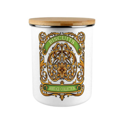 Purely Home French Nouveau Extra Large Biscuit Tin - Gold - Image 3