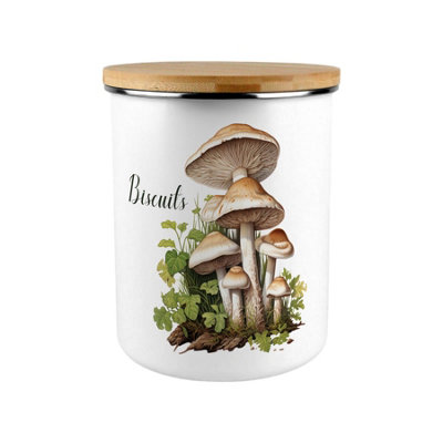 Purely Home Forest Mushrooms Extra Large Biscuit Tin from B&Q