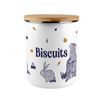 B&Q -  Woodland Rabbits Extra Large Biscuit Tin