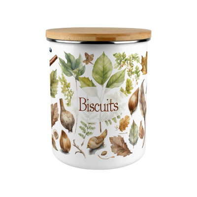 Purely Home Woodlands Extra Large Biscuit Tin from B&Q