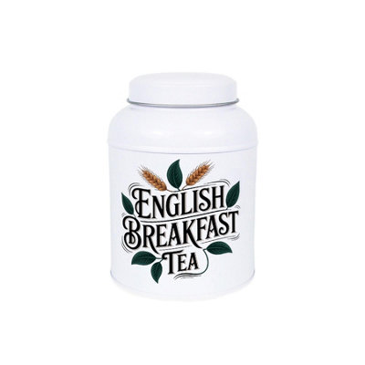 Purely Home Earl Grey Tea Canister - Small Domed Metal Kitchen Storage Container 600Ml - Breakfast Tea - Image 3