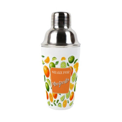 B&Q -  Stainless Steel Cocktail Shaker & StrainerShake For Margarita