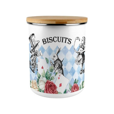 B&Q -  Alice's Adventures In Wonderland Extra Large Biscuit Tin - Image 4