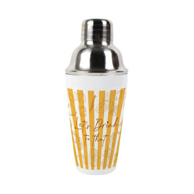 B&Q -  Stainless Steel Cocktail Shaker & Strainer 550MlDrink To ThatOrange