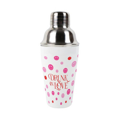 B&Q -  Stainless Steel Cocktail Shaker & Strainer 550MlDrunk In Love