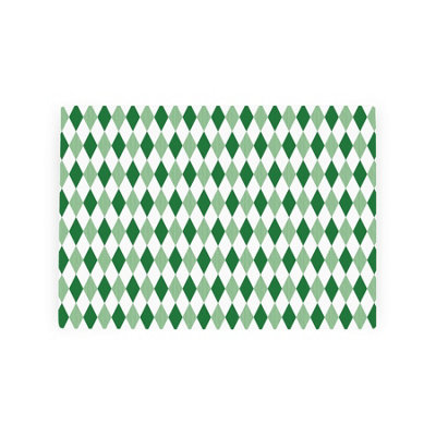 Purely Home Green Argyle Textured Glass Worktop Protector - Small Kitchen Chopping Board - Green - Image 3
