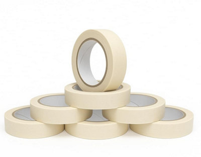 Sunrise Packaging 36 Rolls X Painters Masking Tape 24mm X 50M Paper Decorating Tape from B&Q