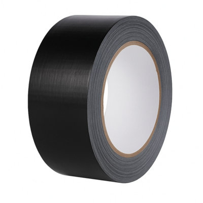 Sunrise Packaging Black Duct Tape 48mm X 45M Heavy Duty Waterproof Gaffer Tape Roll  Strong Cloth Adhesive from B&Q